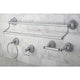 Kingston Brass 4-Piece Dual Towel Bar Bathroom Hardware Set, Polished Chrome