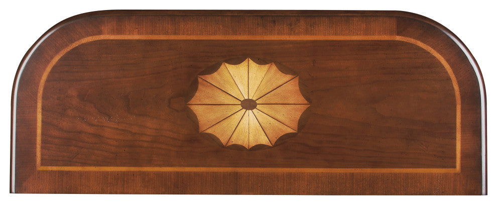 Ridgeland Console Table, Cherry, Dark Brown