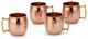 Handmade Hammered Copper Moscow Mule Shot Glasses, 2oz Mini Mug