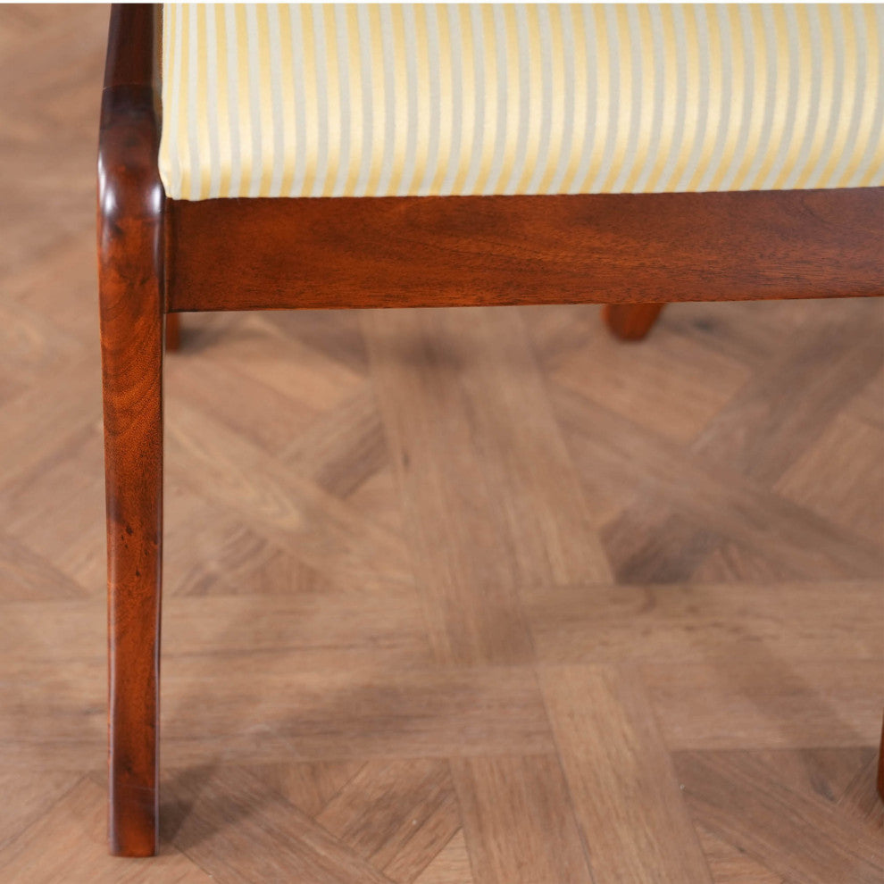 Banded Mahogany Side Chair