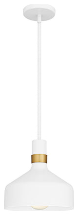 Arbor One Light Mini Pendant in Matte White