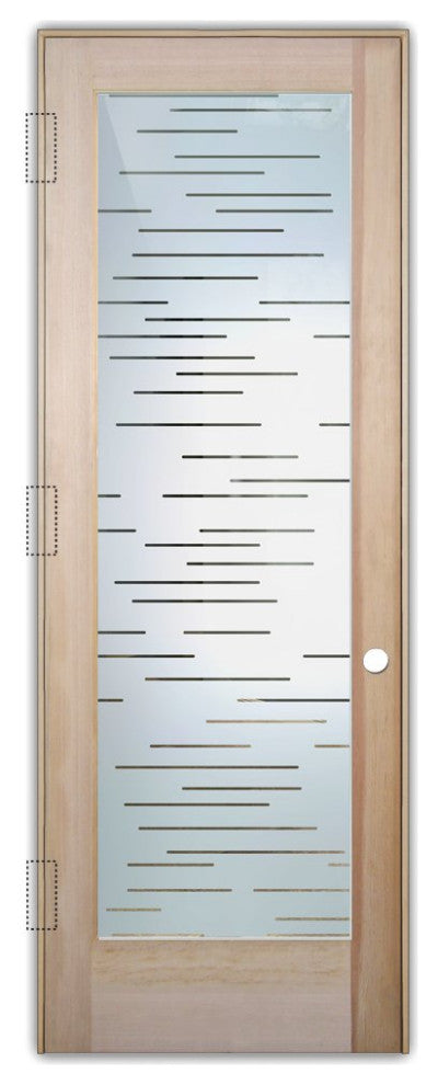 Interior Prehung Door or Interior Slab Door - Finer Lines - Douglas Fir...
