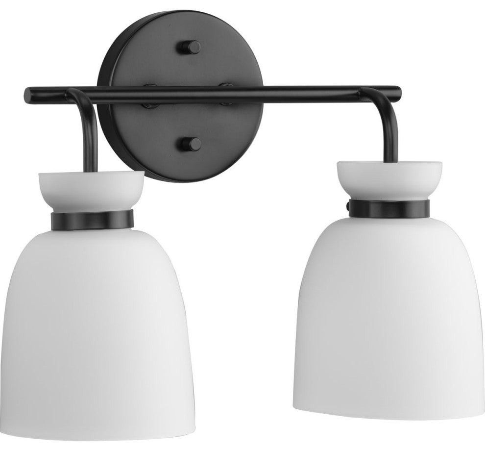 Lexie Collection Contemporary Vanity Light, Matte Black
