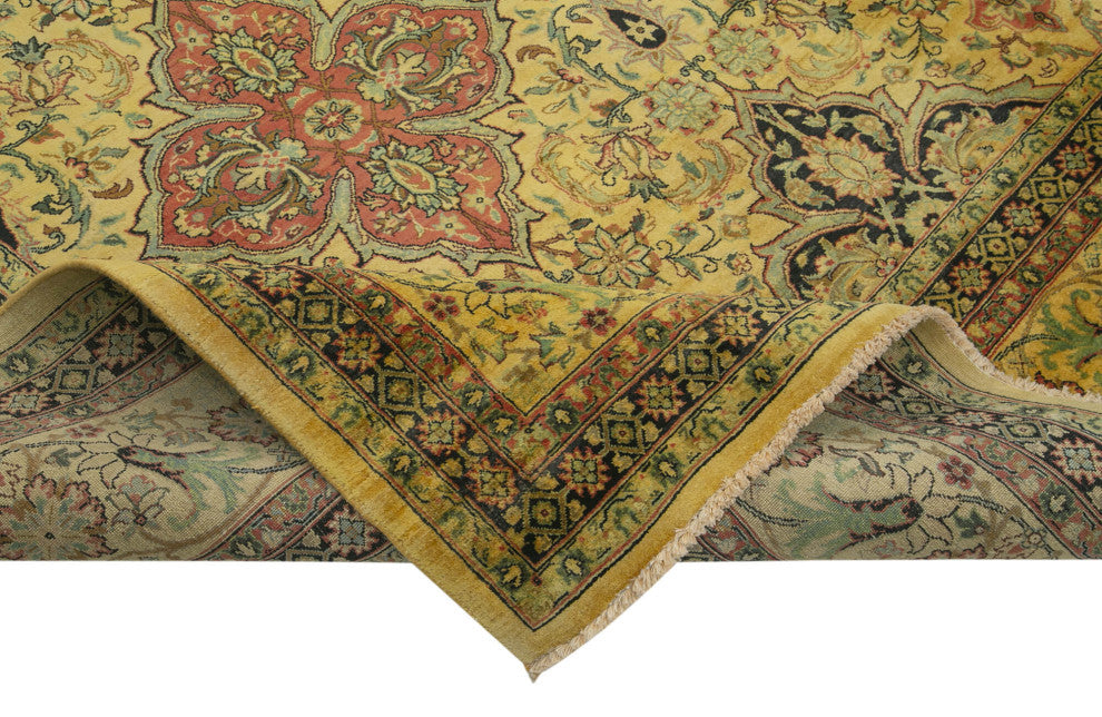 Rug N Carpet - Handwoven Oriental 9' 8" x 13' 7" One-of-a-Kind Oushak Area Rug