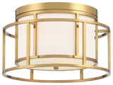 Hulton 2-Light Ceiling Mount, Luxe Gold