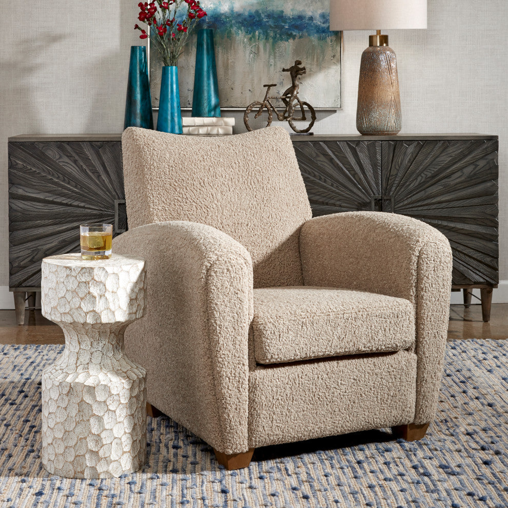 Uttermost 23694 Teddy Latte Accent Chair