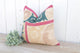 Peach Rose Vintage Suzani Pillow