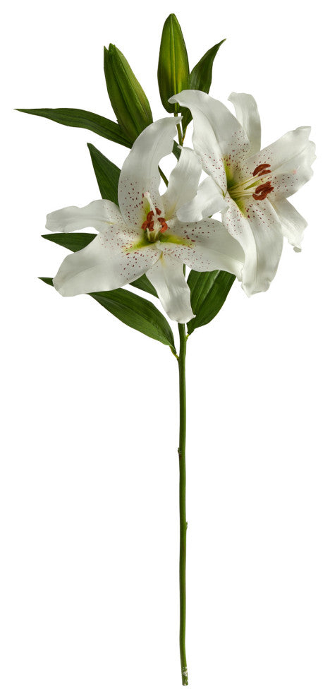 31" Ruburn Lily Artificial Flower, Set of 2