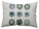 Gypsy Floral Decorative Throw Pillow, Green, 14"x20"