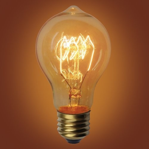 Dimmable Quad-Loop 60 Watt Edison Bulb, E26 Base, Set of 6