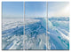 "Ice Hummocks in Lake Baikal Siberia" Metal Wall Art, 3 Panels, 36"x28"