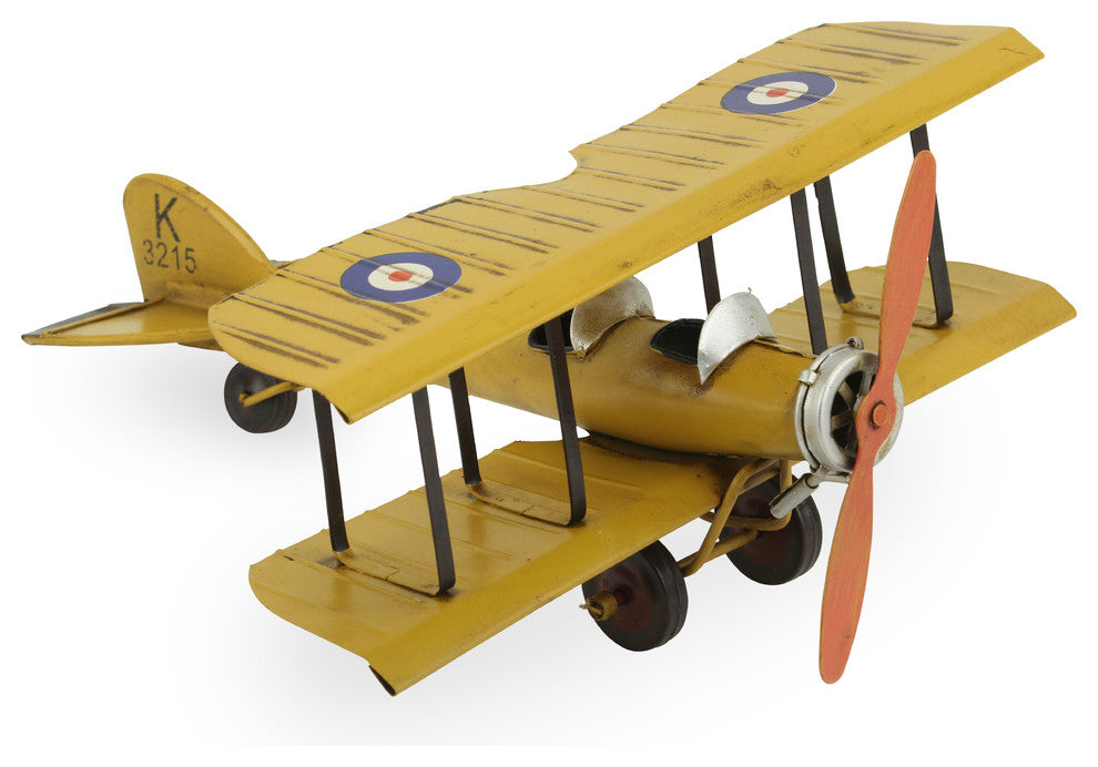 Mini British Avro Tutor Biplane Circa 1935