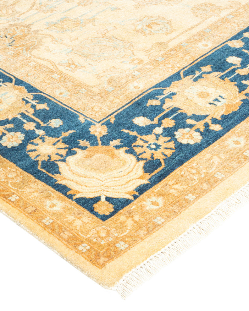 Mogul, One-of-a-Kind Hand-Knotted Area Rug Ivory, 6' 1" x 8' 10"