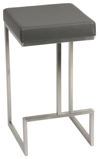 Cortesi Home Ares Counter Stools, Set of 2, Gray