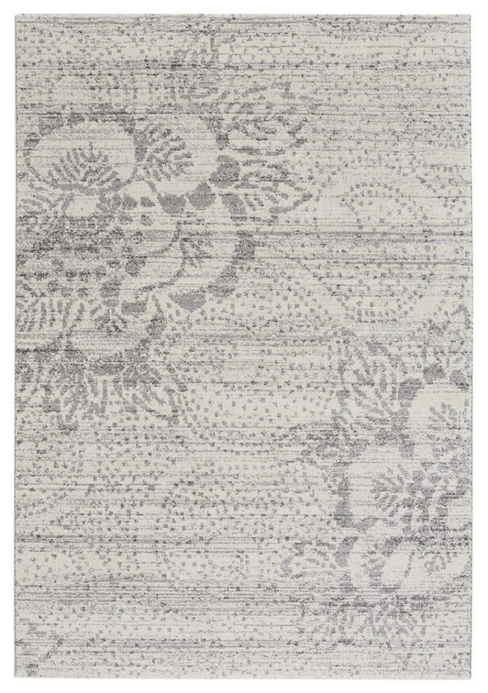 Capel Channel Grey 4742_330 Machine Woven Rugs - 5' 3" X 7' 6" Rectangle