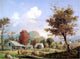 George Henry Durrie Cider Pressing, 21"x28" Gallery Wrapped Canvas Print