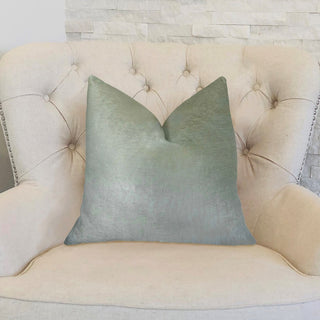 Foxy Arctic Fox White Ivory Handmade Luxury Pillow, 20"x36" King
