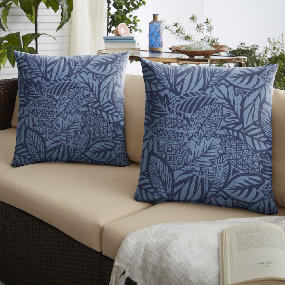 Sorra Home Maven Capri Knife Edge Pillow, Set of 2, 22"x22"x6"