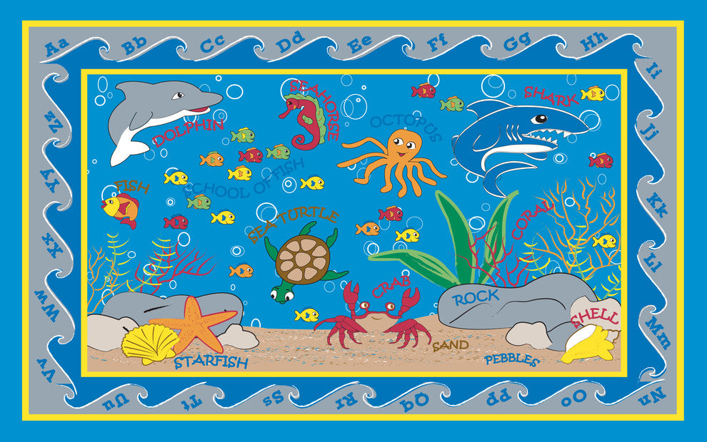 Fish In The Sea Rug