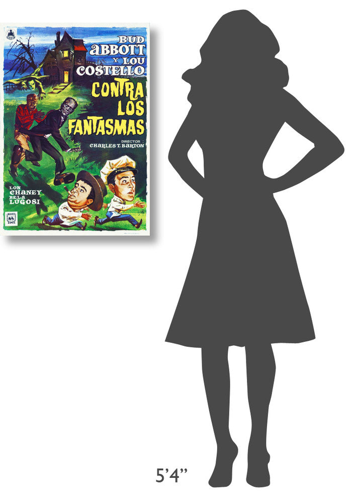Abbott and Costello, Spanish, Meet The Ghosts, 21x30