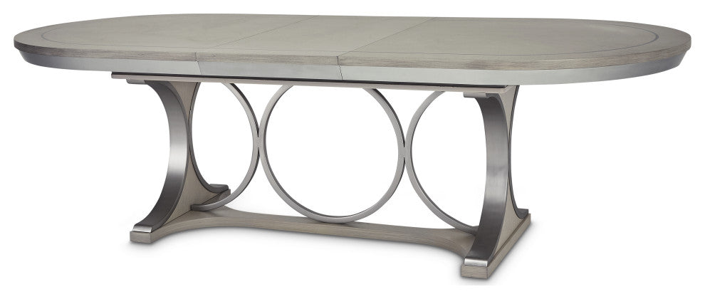Eclipse Oval Dining Table - Moonlight Gray