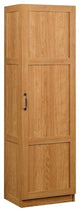 Sauder Engineered Wood Storage Pantry in Highland Oak Finish