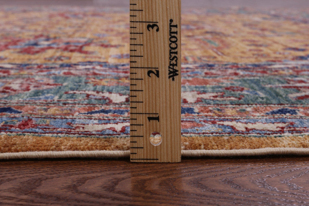 5' 8" X 8' 0" Handmade Persian Tabriz Wool Rug - Q13754