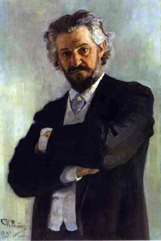 Ilia Efimovich Repin Portrait of the Cello-Player Wall Decal