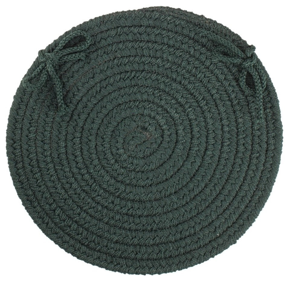 Rhody Rug Wearever Spruce Green Poly 15 Chair Pad