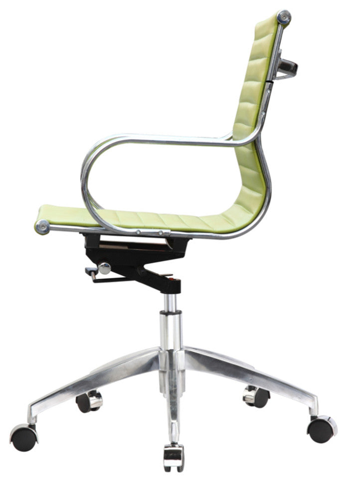 Modern Classics Twist Office Chair Mid Back, Green