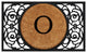 Armada Circle Monogram Doormat 18"x30", Letter O