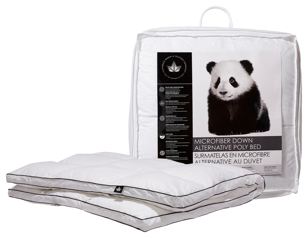 Microfiber Down Alternative Poly Bed, Queen