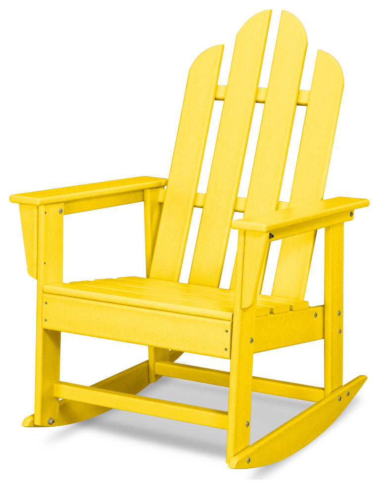 Polywood Long Island Rocking Chair, Lemon