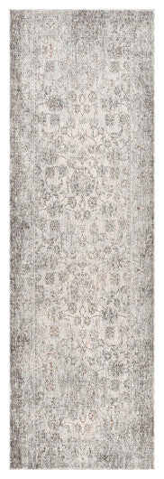 Surya Presidential PDT-2310 3'3"x10' Rug, Gray/Ivory/Butter/Pale Blue/Blue/Lime