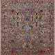 Ahgly Company Indoor Square Mid-Century Modern Area Rugs, 8' Square