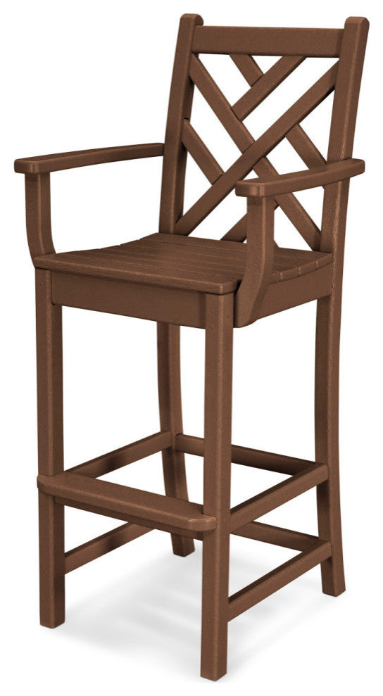 Chippendale Bar Arm Chair, Teak