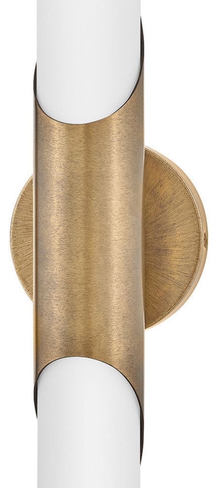Hinkley Grace Bathroom Vanity Light, Textured Heritage Brass, Medium