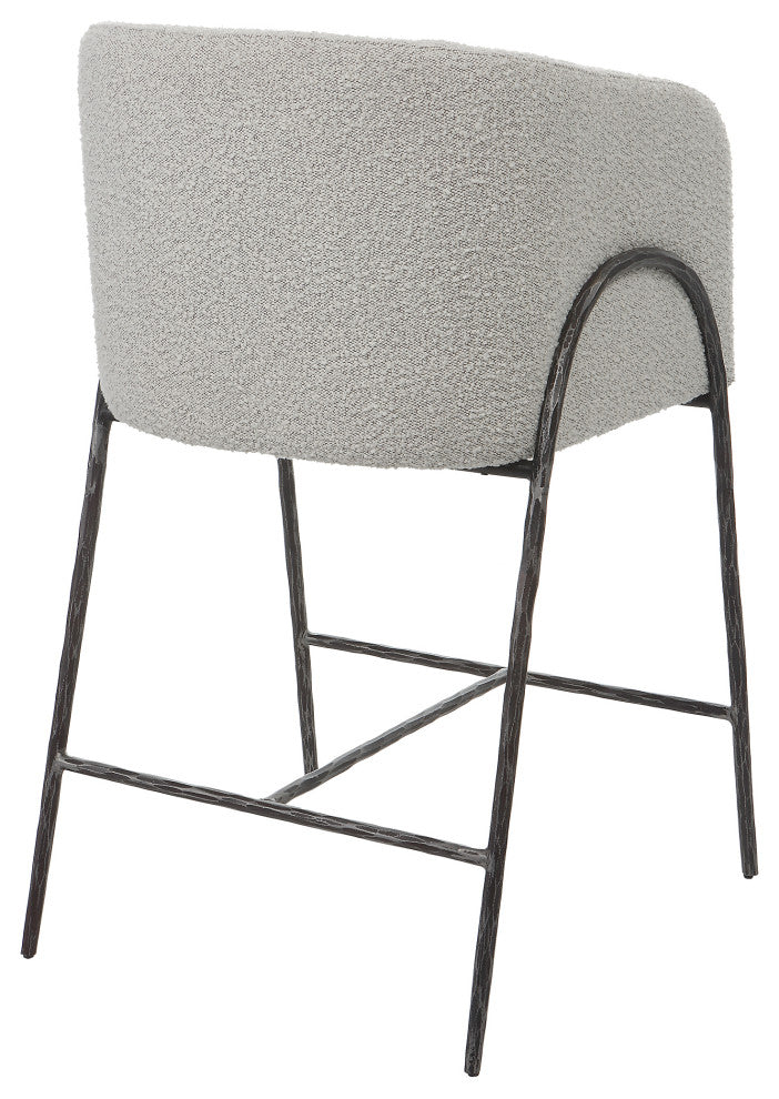 Uttermost Jacobsen Gray 27" Counter Stool