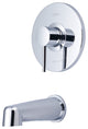 Motegi Single Handle Tub Trim Set, Brushed Nickel