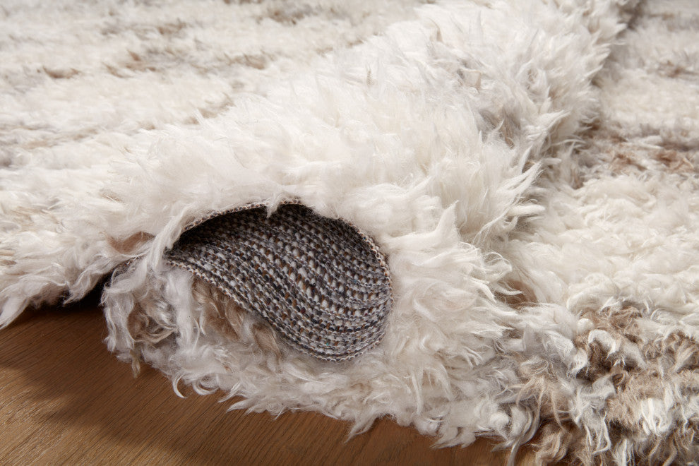 Angela Rose x Loloi Amira Ivory / Pebble 2'-7" x 10'-0" Runner Rug