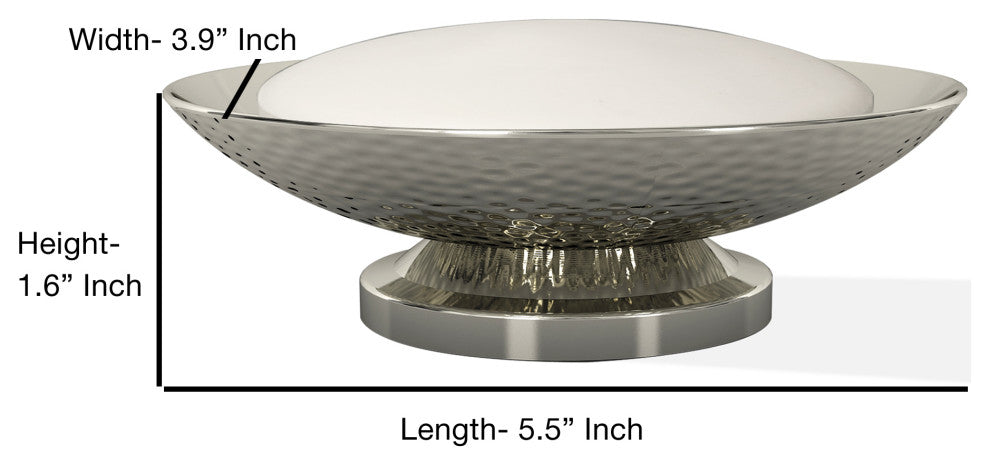 nu steel Hammered Soap Dish