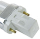 Sunlite 13 Watt Pl 2 Pin Single U Shaped Twin Tube, Gx23 Base, Soft White