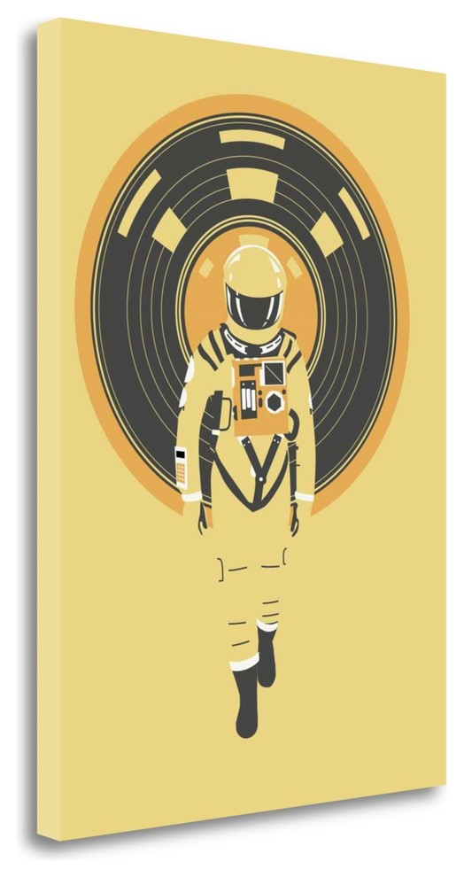 "Dj Hal" By Robert Farkas, Giclee Print on Gallery Wrap Canvas, Ready to Hang