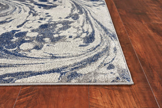 Watercolor Marble Plush Area Rug, Gray, 3'3"x4'11"