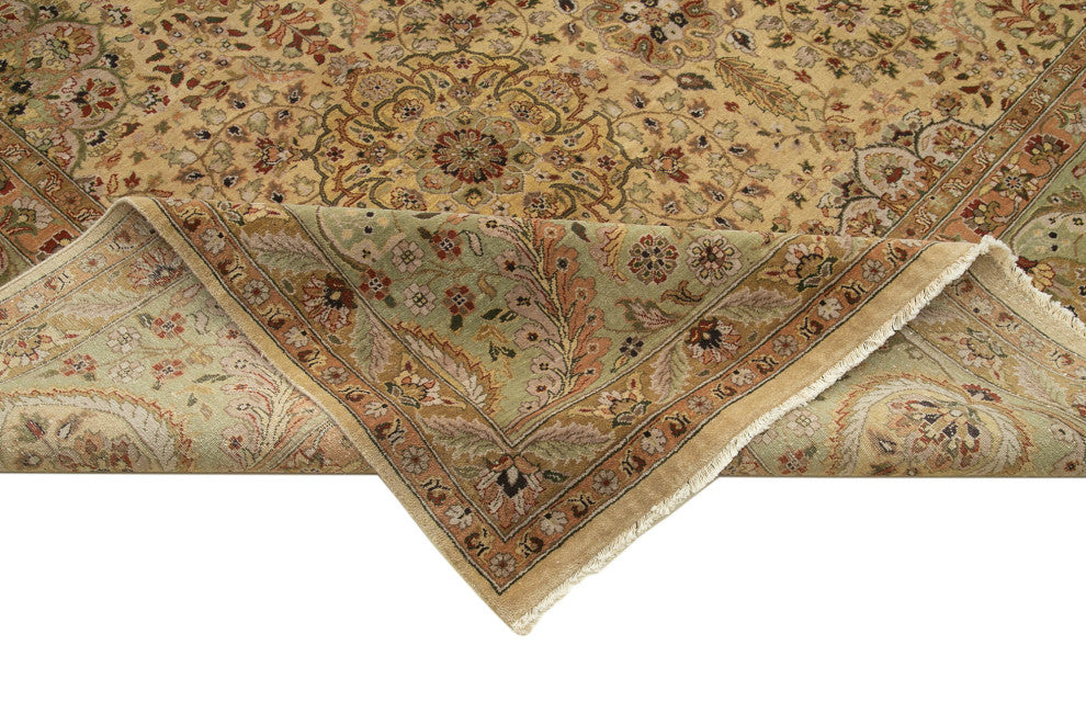 Rug N Carpet - Handwoven Oriental 12' 2" x 18' 8" Large Oushak Area Rug