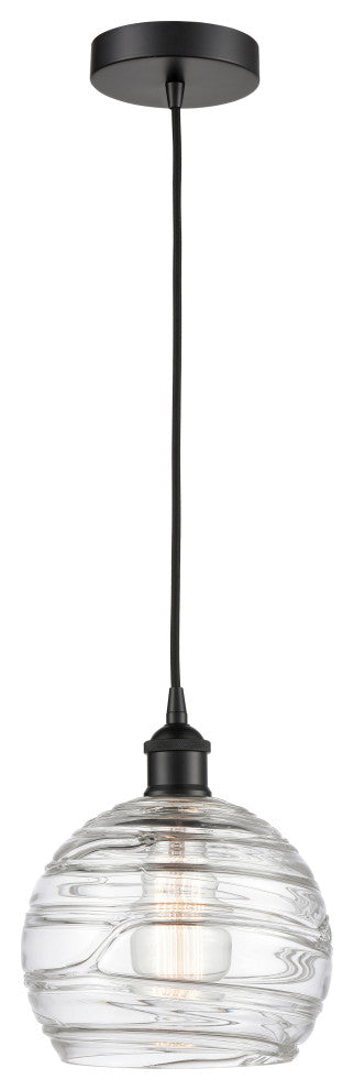 Innovations 616-1P-BK-G1213-8 1-Light Mini Pendant, Matte Black