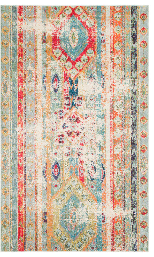 Unique Loom Blue Yellowstone Sedona 5' 0 x 8' 0 Area Rug