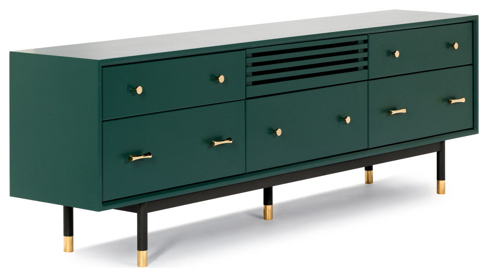 Lala Low TV Stand, Green