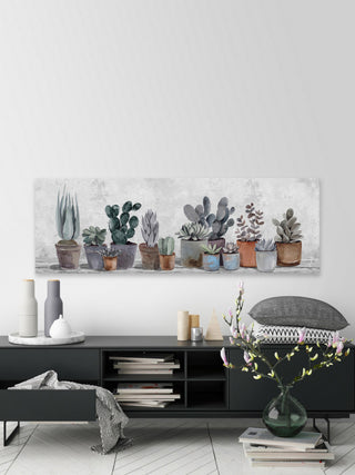 "Succulent Collection" Painting Print on Wrapped Canvas