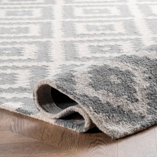 Nuloom Hand-Tufted Geometric Tuscan Rug, Grey 7'6"x9'6"